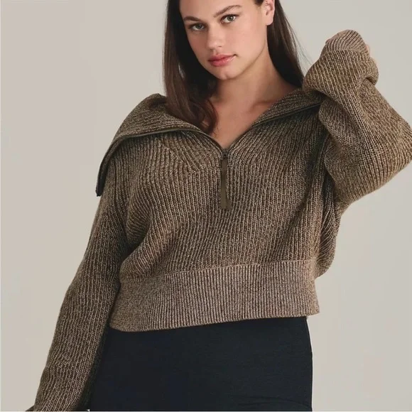 NWT Varley Mentone Half-Zip Knit Pullover - Picture 1 of 8